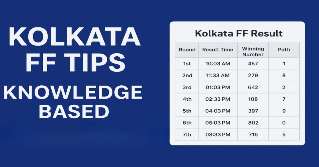 Kolkata FF Tips Fatafat
