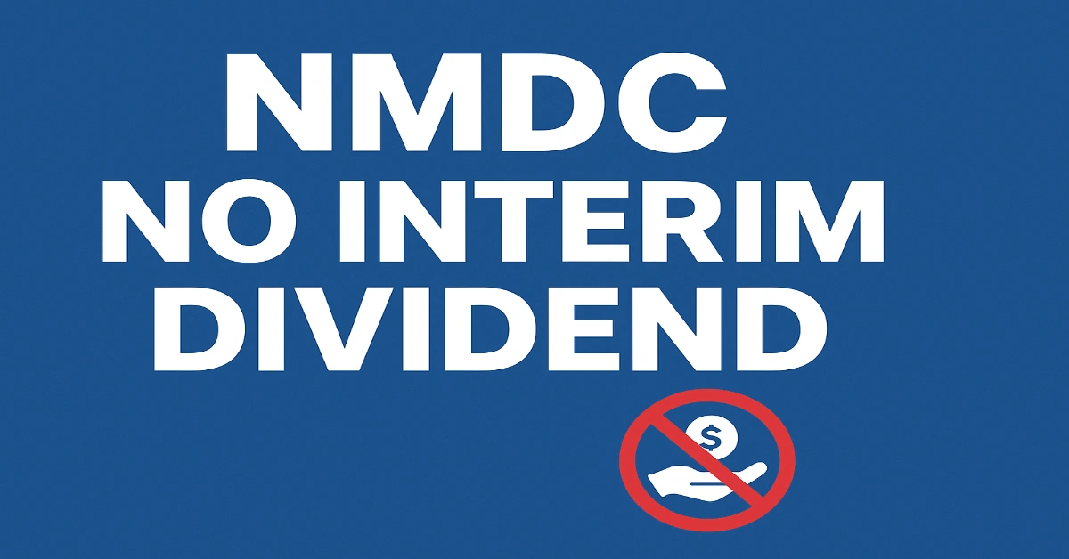 nmdc no interim dividend